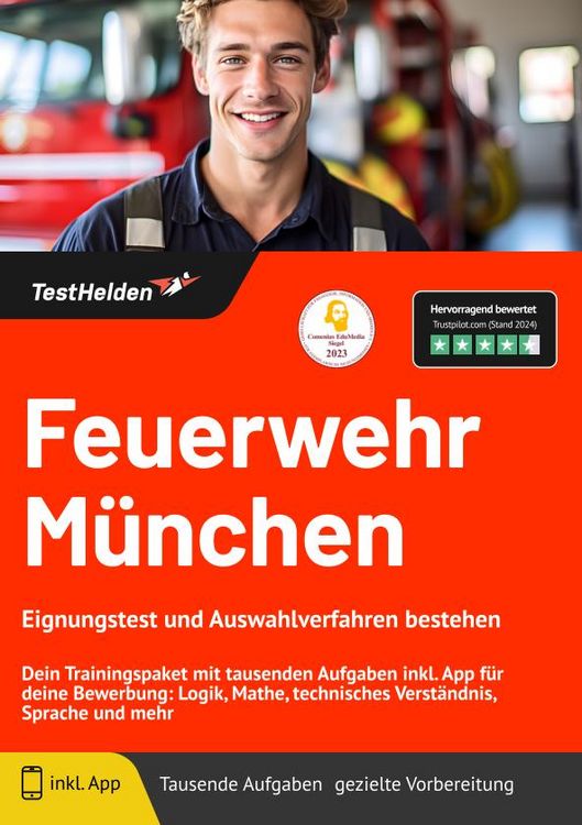 Produktbild: Feuerwehr M&uuml;nchen: Eignungstest und Auswahlverfahren bestehen