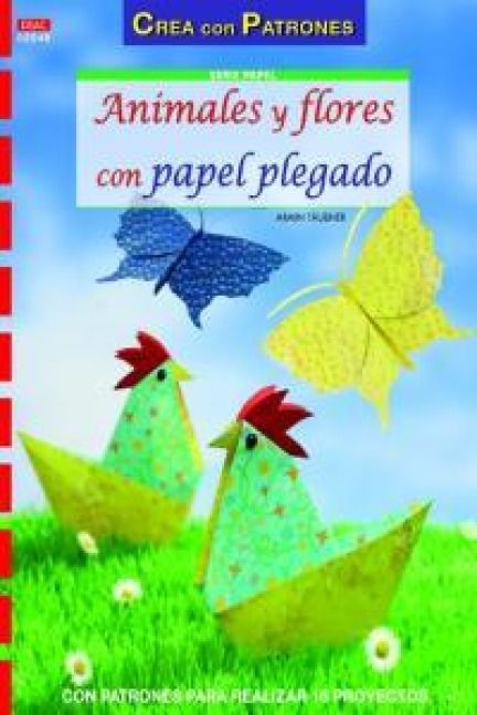 Produktbild: Animales y flores con papel plegado