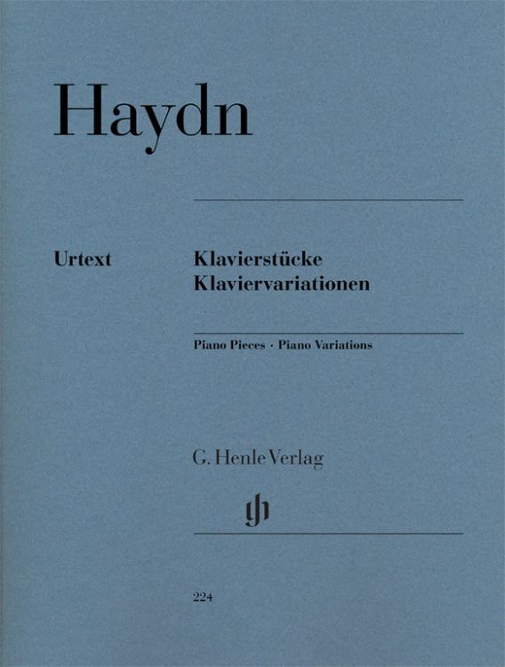 Produktbild: Joseph Haydn - Klavierstücke - Klaviervariationen