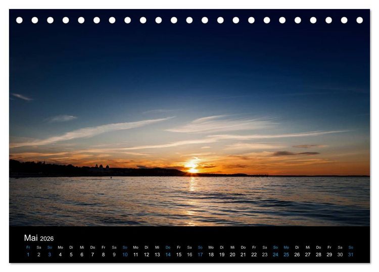 Produktbild: Sonnenunterg&auml;nge (Tischkalender 2026 DIN A5 quer), CALVENDO Monatskalender