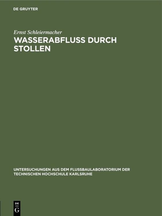 Produktbild: Wasserabfluss durch Stollen