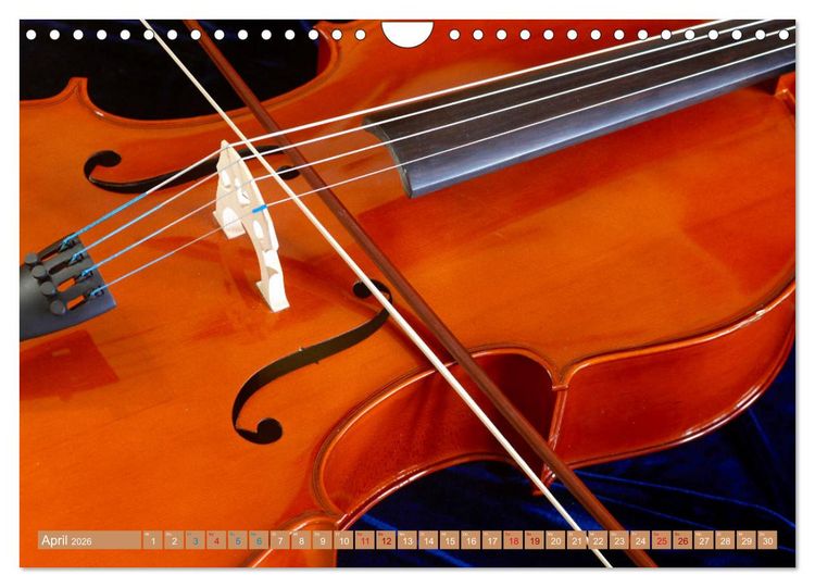 Produktbild: Aus Liebe zur Musik (Wandkalender 2026 DIN A4 quer), CALVENDO Monatskalender