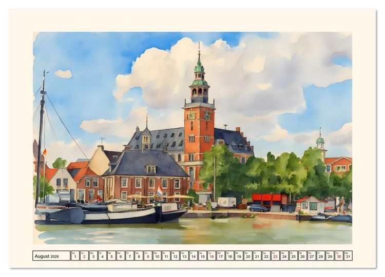 Produktbild: Reise durch Ostfriesland (Wandkalender 2026 DIN A2 quer), CALVENDO Monatskalender