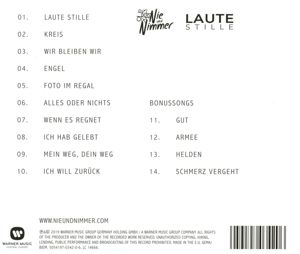 Produktbild: Nie Und Nimmer: Laute Stille