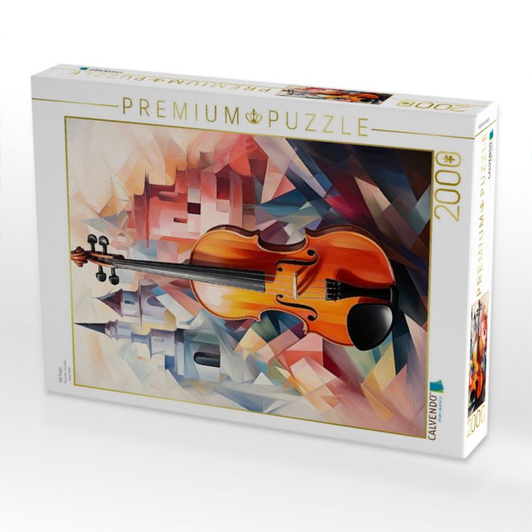 Produktbild: CALVENDO Puzzle Die Geige | 2000 Teile Lege-Gr&ouml;&szlig;e 90x67cm Foto-Puzzle f&uuml;r gl&uuml;ckliche Stunden
