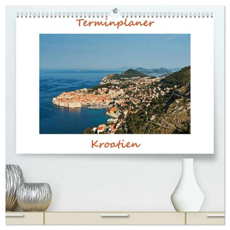 Produktbild: Kroatien, Terminplaner (hochwertiger Premium Wandkalender 2026 DIN A2 quer), Kunstdruck in Hochglanz