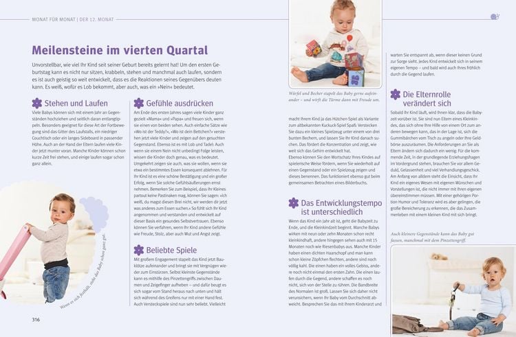 Produktbild: Das gro&szlig;e Buch f&uuml;r Babys erstes Jahr