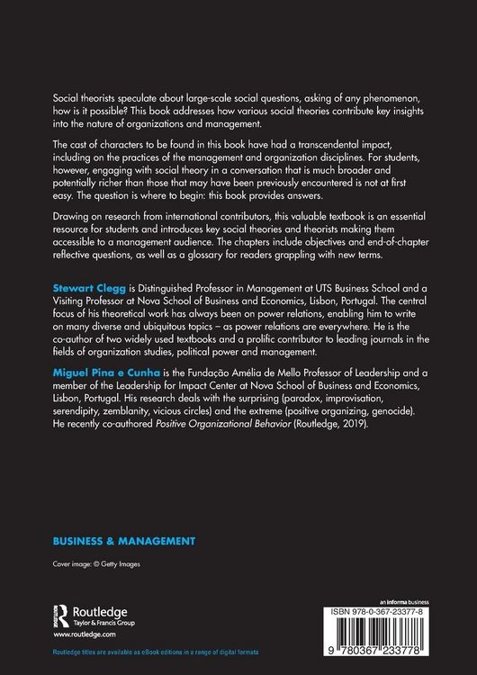 Produktbild: Management, Organizations and Contemporary Social Theory