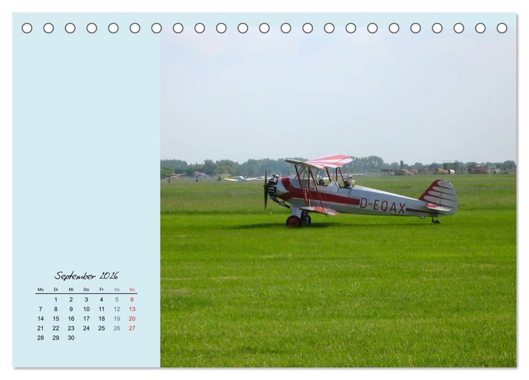 Produktbild: Sportliche Kunstflieger (Tischkalender 2026 DIN A5 quer), CALVENDO Monatskalender