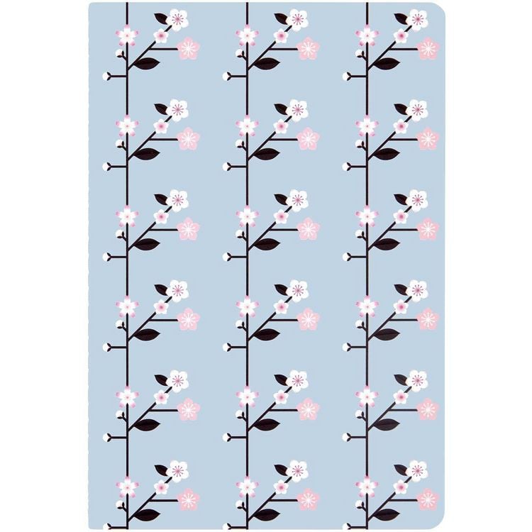 Produktbild: Notizb&uuml;cher Sakura Sakura, orange/blau MIX