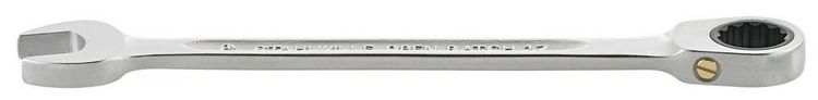 Produktbild: Stahlwille 40171313 17F 13 FLACH Maul-Ringratschenschl&uuml;ssel Schl&uuml;sselweite (Metrisch) 8 - 19 mm