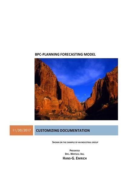 Produktbild: BPC-PLANNING FORECASTING MODEL