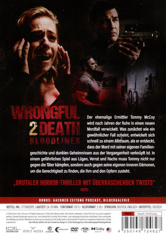 Produktbild: Wrongful Death 2 - Bloodlines