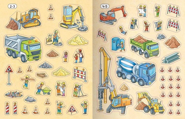 Produktbild: Meine gro&szlig;e bunte Stickerwelt - Baustelle
