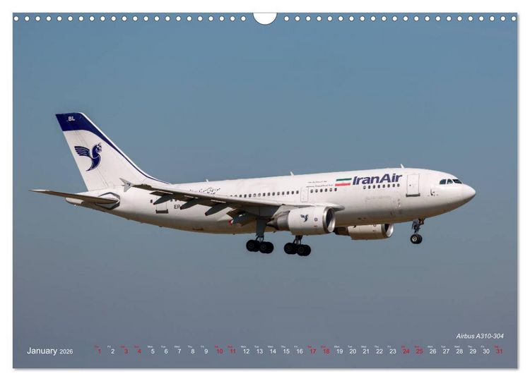 Produktbild: Airliners of the Middle East (Wall Calendar 2026 DIN A3 landscape), CALVENDO 12 Month Wall Calendar