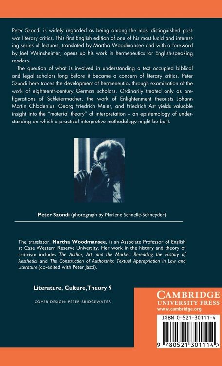 Produktbild: Introduction to Literary Hermeneutics