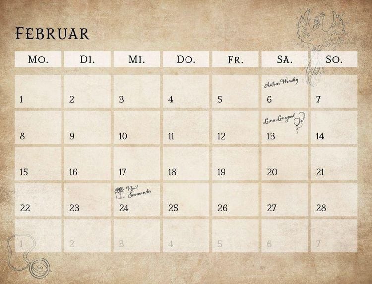 Produktbild: Der inoffizielle K&uuml;chenkalender f&uuml;r Harry Potter Fans 2027