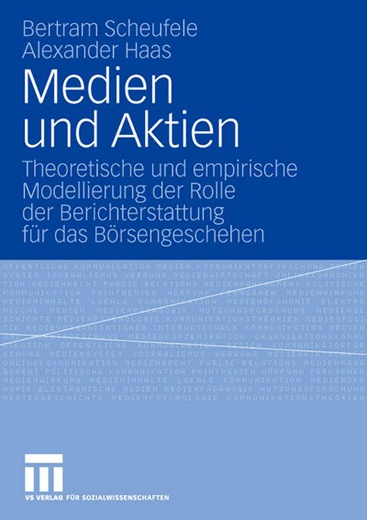 Produktbild: Medien und Aktien