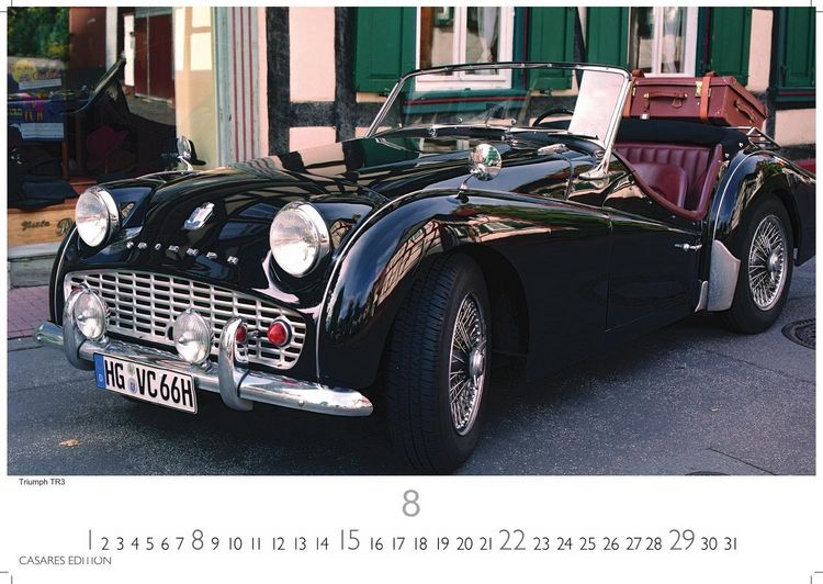 Produktbild: British Classic Cars Kalender 2027 &ndash; Wandkalender | Fotokalender Englische Oldtimer 24x35cm - Eleganz der Britischen Oldtimer