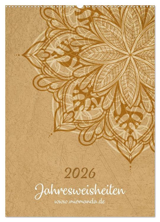 Produktbild: Jahresweisheiten (Wandkalender 2026 DIN A2 hoch), CALVENDO Monatskalender