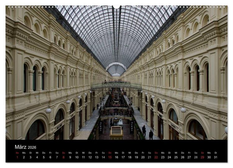 Produktbild: Moskau - Moscow (hochwertiger Premium Wandkalender 2026 DIN A2 quer), Kunstdruck in Hochglanz