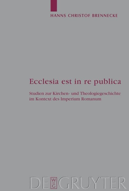 Produktbild: Ecclesia est in re publica