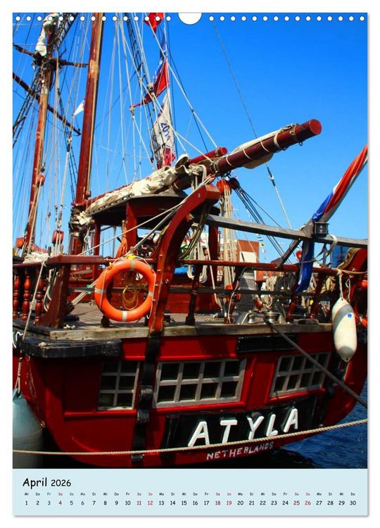 Produktbild: Sail - Impressionen aus Bremerhaven (Wandkalender 2026 DIN A3 hoch), CALVENDO Monatskalender