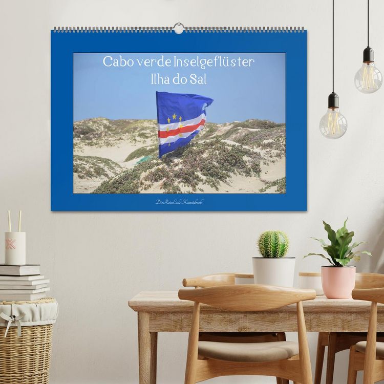 Produktbild: Cabo verde Inselgefl&uuml;ster - Ilha do Sal (Wandkalender 2026 DIN A2 quer), CALVENDO Monatskalender