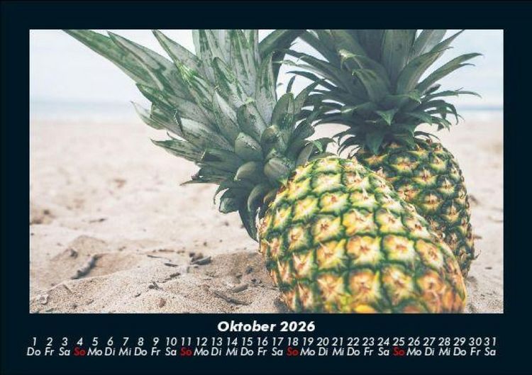 Produktbild: Obstkalender 2026 Fotokalender DIN A5