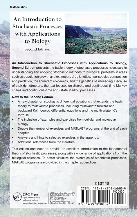 Produktbild: An Introduction to Stochastic Processes with Applications to Biology