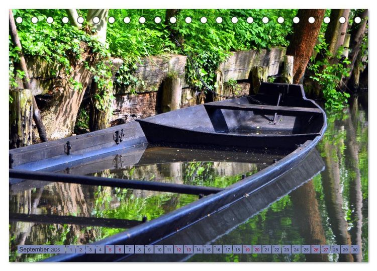 Produktbild: Spreewald - Idyllische Heimat der Sorben (Tischkalender 2026 DIN A5 quer), CALVENDO Monatskalender