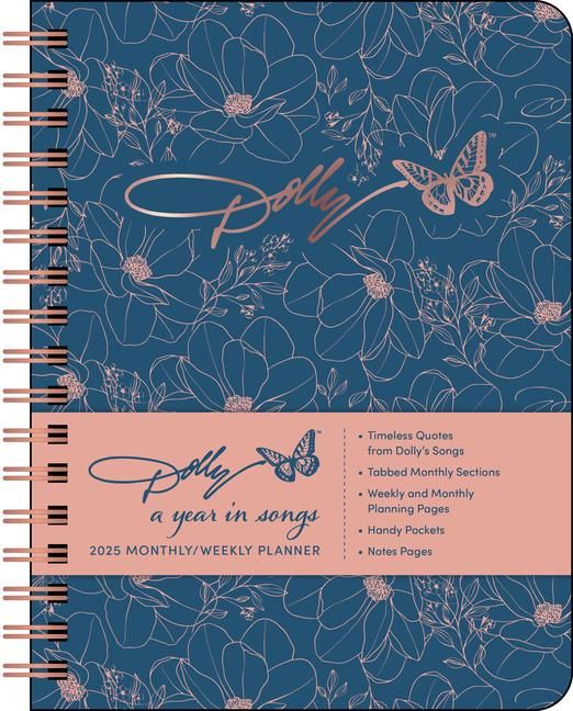 Produktbild: Dolly Parton: A Year in Songs Deluxe Organizer 2025 Monthly/Weekly Planner Calen