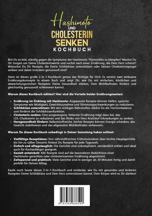 Produktbild: Hashimoto und Cholesterin Senken Kochbuch