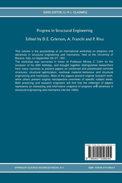 Produktbild: Progress in Structural Engineering