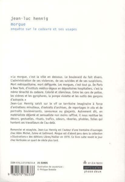 Produktbild: Morgue. Enqu&ecirc;te sur le cadavre et ses usages