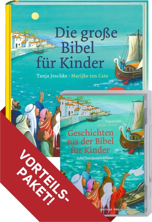 Produktbild: Die gro&szlig;e Bibel f&uuml;r Kinder. Kombi-Paket (Buch + DVD)