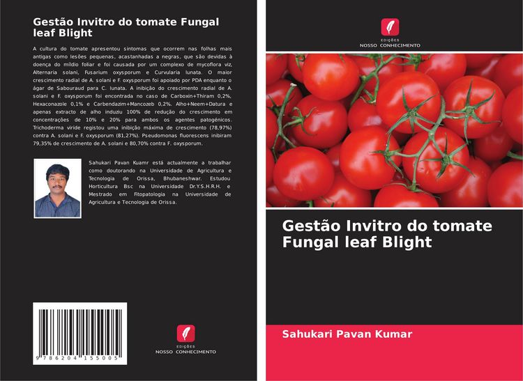 Produktbild: Gest&atilde;o Invitro do tomate Fungal leaf Blight
