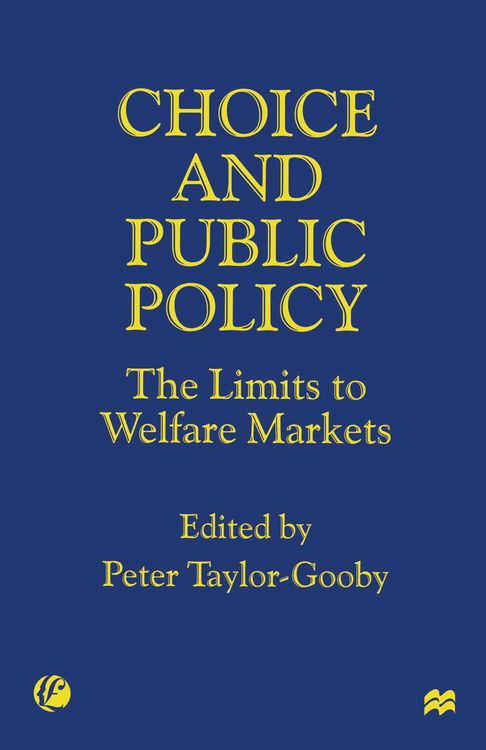 Produktbild: Choice and Public Policy