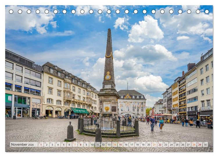 Produktbild: Bonn Impressionen (Tischkalender 2026 DIN A5 quer), CALVENDO Monatskalender
