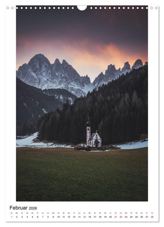 Produktbild: Alpenblicke - Ein Jahr in den Alpen (Wandkalender 2026 DIN A3 hoch), CALVENDO Monatskalender