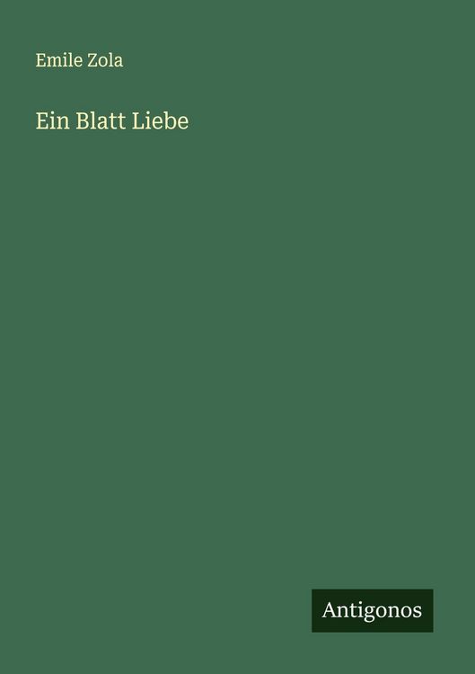 Produktbild: Ein Blatt Liebe