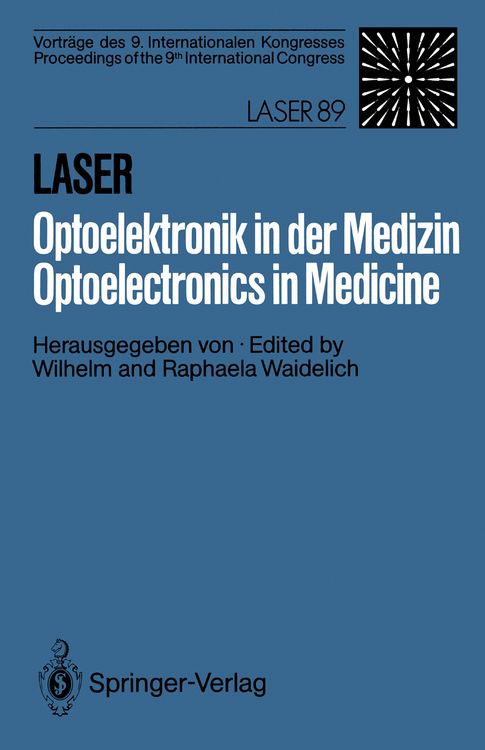 Produktbild: Laser/Optoelektronik in der Medizin / Laser/Optoelectronics in Medicine