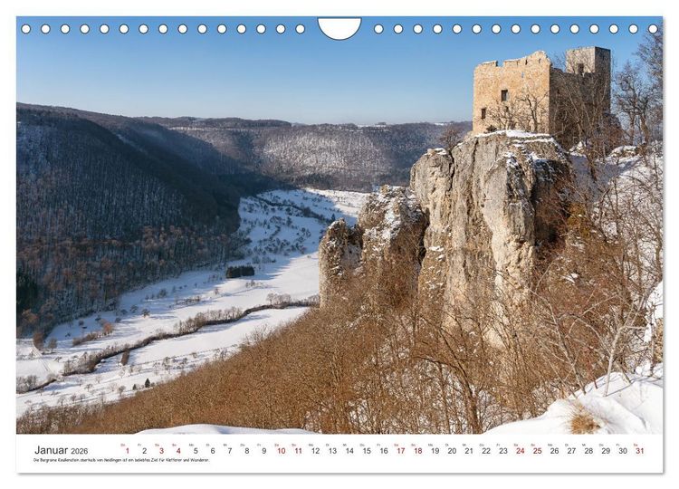 Produktbild: Sehenswertes Baden-W&uuml;rttemberg (Wandkalender 2026 DIN A4 quer), CALVENDO Monatskalender