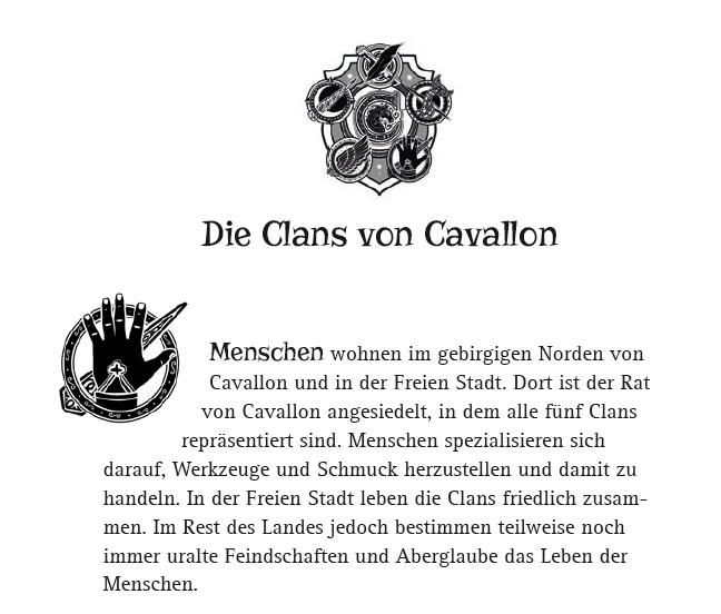 Produktbild: Clans von Cavallon (2). Der Fluch des Ozeans