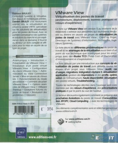 Produktbild: VMware View : virtualisation des postes de travail