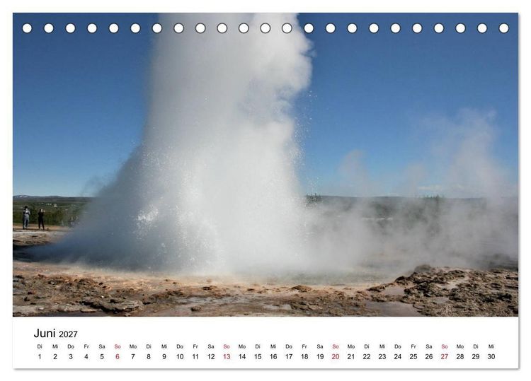 Produktbild: Der goldene Zirkel, Island (Tischkalender 2027 DIN A5 quer), CALVENDO Monatskalender