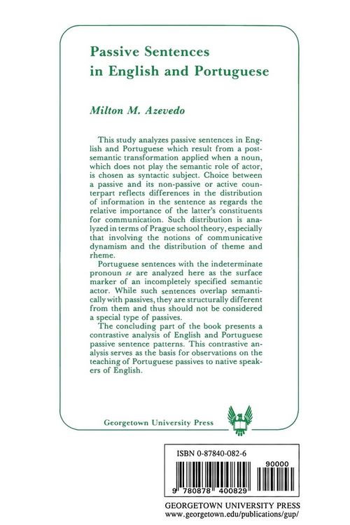 Produktbild: A Contrastive Phonology of Portuguese and English