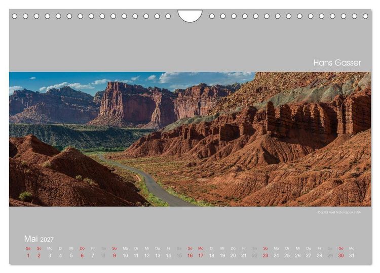 Produktbild: GROSSARTIGE LANDSCHAFTEN 2027 (Wandkalender 2027 DIN A4 quer), CALVENDO Monatskalender