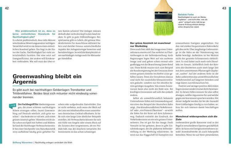 Produktbild: Nachhaltig Geld anlegen
