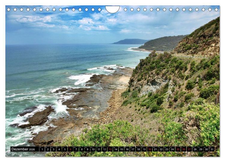 Produktbild: Australien - Die Great Ocean Road (Wandkalender 2026 DIN A4 quer), CALVENDO Monatskalender